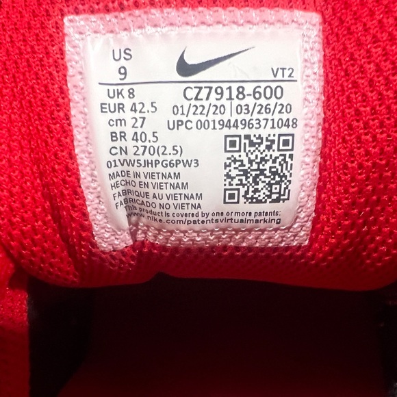 Nike, Air Max 90, CZ7918 600, Red - Picture 13 of 13
